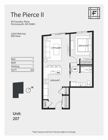 99 Foundry Place 207, Portsmouth, NH 03801