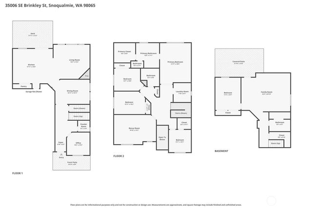 35006 SE Brinkley Street, Snoqualmie, WA 98065