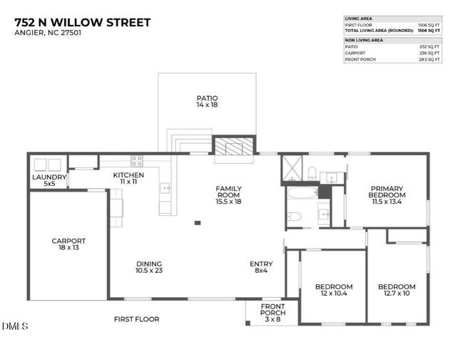 752 N Willow Street, Angier, NC 27501