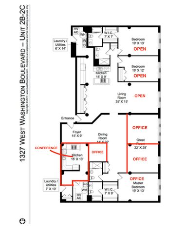 1327 W Washington Boulevard 2BC, Chicago, IL 60607