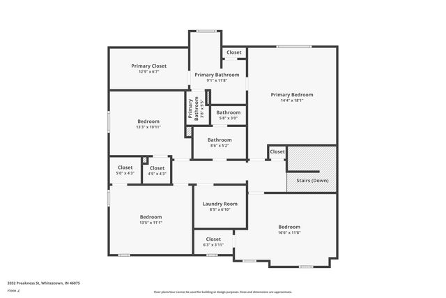 3352 Preakness Street, Whitestown, IN 46075