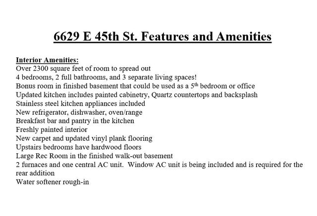 6629 E 45th Street, Indianapolis, IN 46226