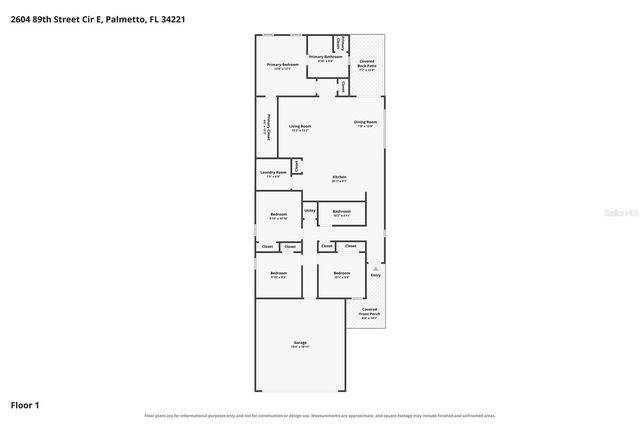 2604 89TH STREET CIRCLE E, Palmetto, FL 34221
