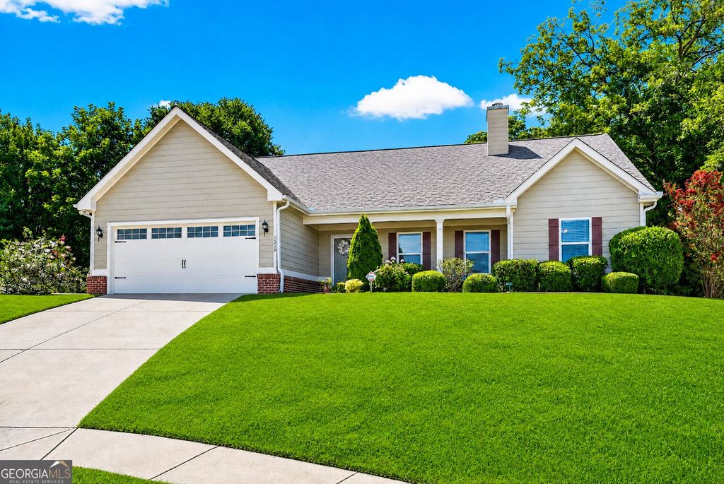1219 Oak Springs Way, Statham, GA 30666 — exterior