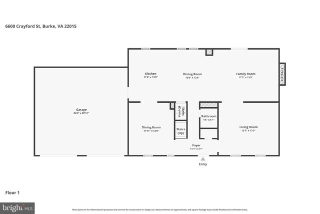 6600 CRAYFORD ST, Burke, VA 22015