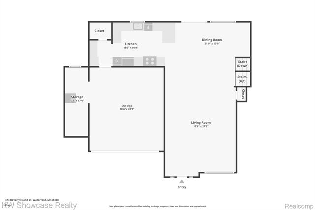 474 Beverly Island Drive, Waterford Charter Township, MI 48328