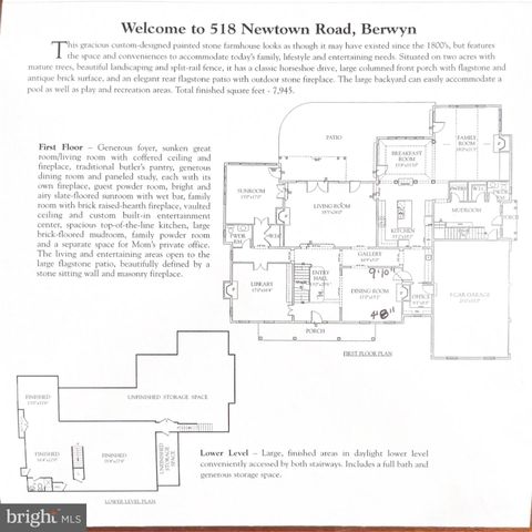 518 NEWTOWN RD, Berwyn, PA 19312