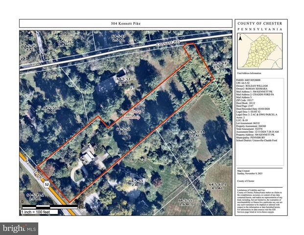 504 KENNETT PIKE, Chadds Ford, PA 19317