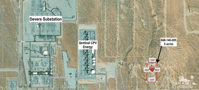5 Acres Near Devers Substation, Palm Springs, CA 92262