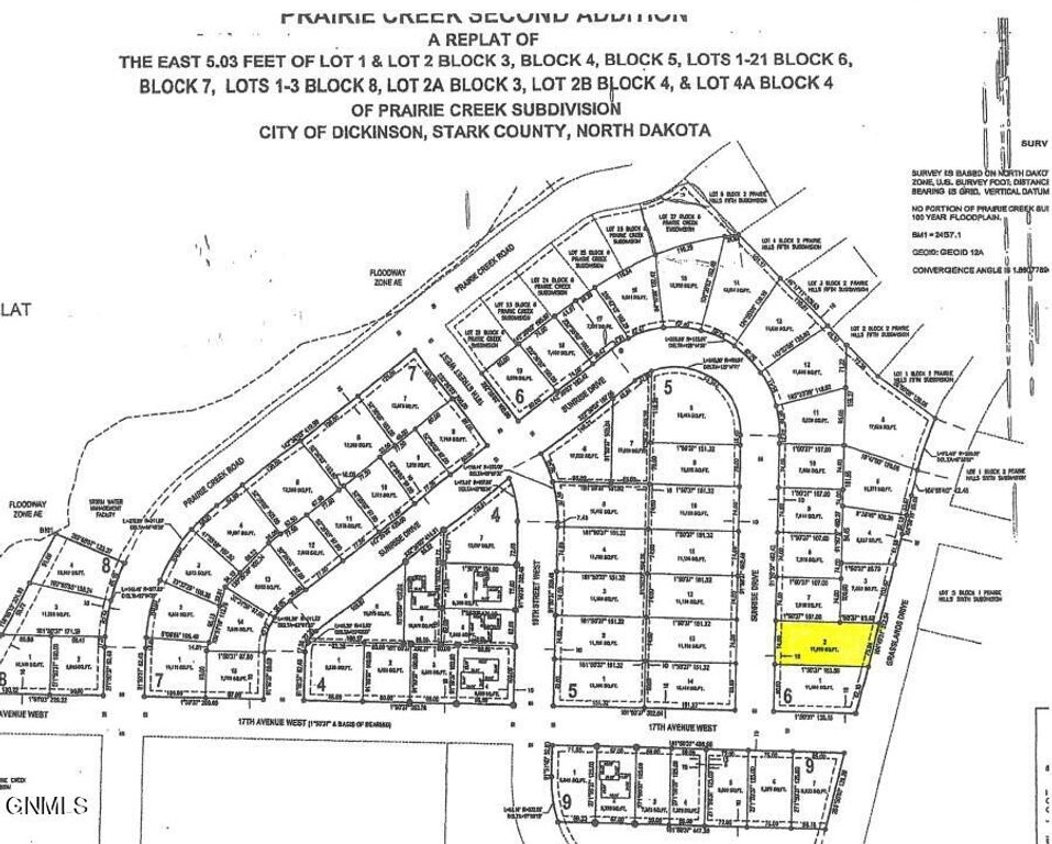Block 6 Lot 2, Sunrise Drive, Dickinson, ND 58601