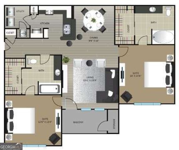 1970 Peachford Road 1229, Dunwoody, GA 30338