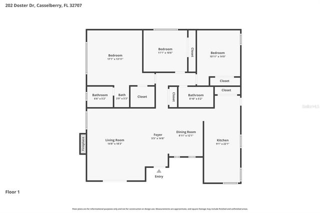 202 DOSTER DRIVE, Casselberry, FL 32707