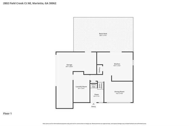 2802 Field Creek Court NE, Marietta, GA 30062