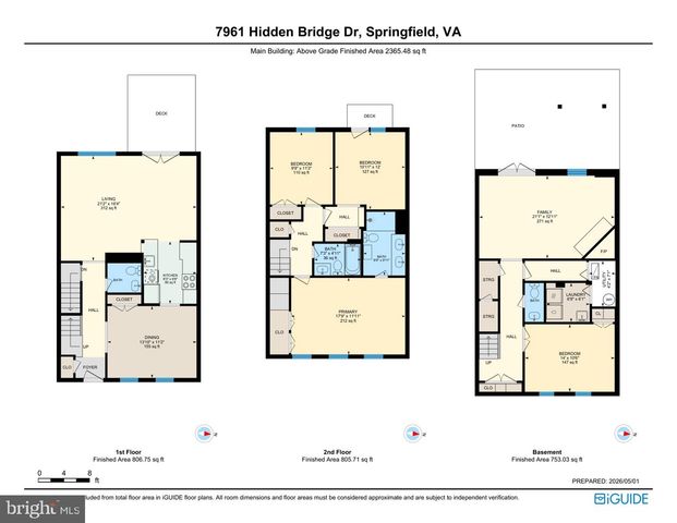 7961 HIDDEN BRIDGE DR, Springfield, VA 22153