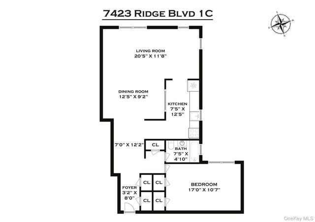 7423 Ridge Boulevard 1C, Brooklyn, NY 11209