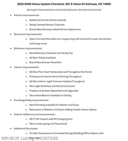 921 E Helen Street, Sallisaw, OK 74955