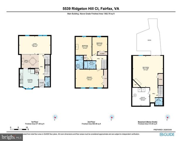 5539 RIDGETON HILL CT, Fairfax, VA 22032