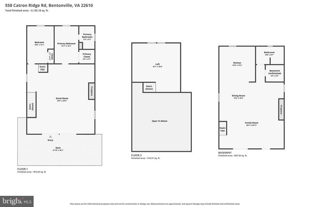 558 CATRON RIDGE RD, Bentonville, VA 22610