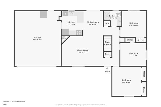 1830 Davis LANE, Waukesha, WI 53189