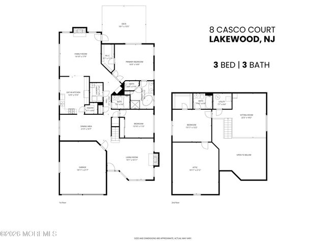 8 Casco Court, Lakewood, NJ 08701