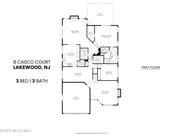 8 Casco Court, Lakewood, NJ 08701