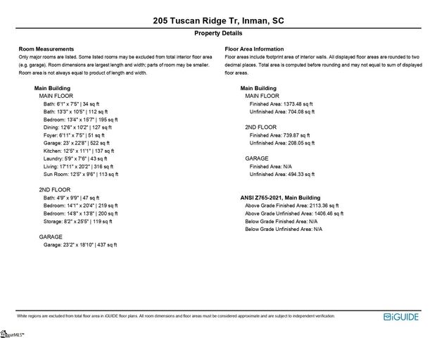205 Tuscan Ridge Trail, Inman, SC 29349