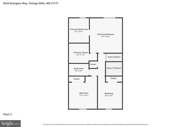 9534 GEORGIAN WAY, Owings Mills, MD 21117