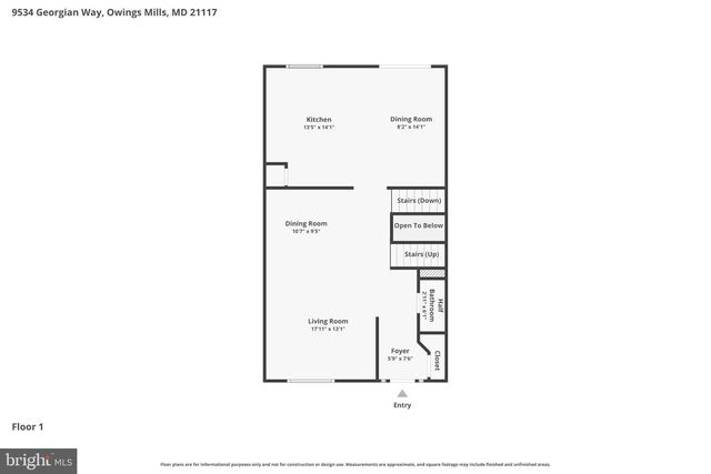 9534 GEORGIAN WAY, Owings Mills, MD 21117