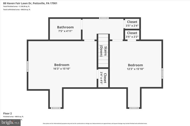 88 HAVEN FAIR LAWN DR, Pottsville, PA 17901