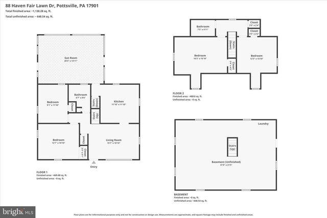 88 HAVEN FAIR LAWN DR, Pottsville, PA 17901