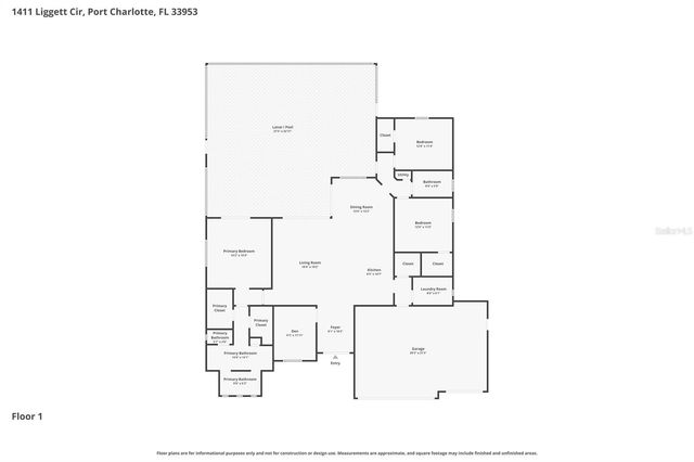 1411 LIGGETT CIRCLE, Port Charlotte, FL 33953