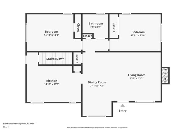 5709 N Driscoll Blvd, Spokane, WA 99205