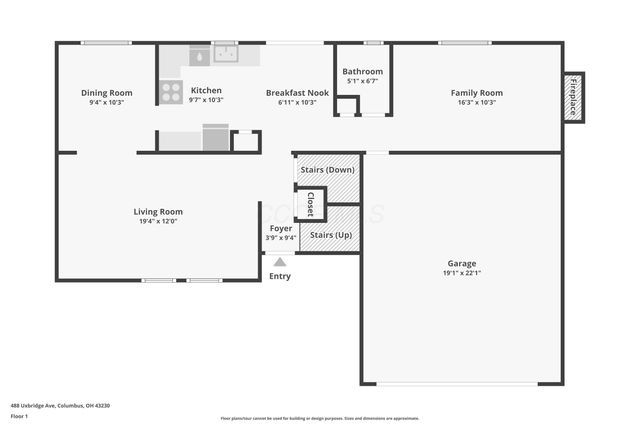 488 Uxbridge Avenue, Columbus, OH 43230