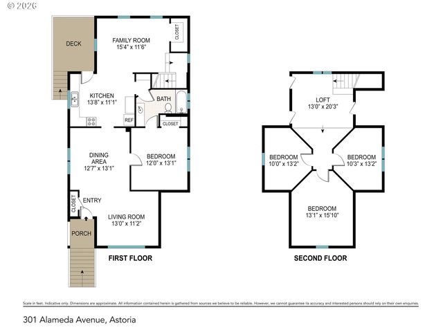 301 ALAMEDA Ave, Astoria, OR 97103