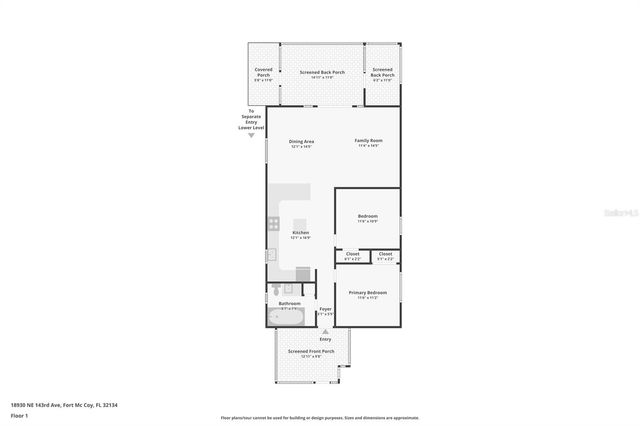 18930 NE 143RD AVENUE, Fort Mc Coy, FL 32134
