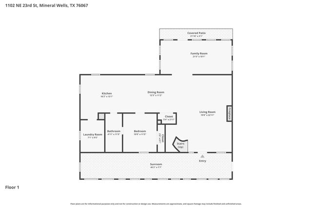 1102 NE 23rd Street, Mineral Wells, TX 76067