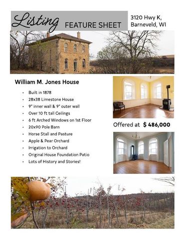 3120 County Road K, Barneveld, WI 53507