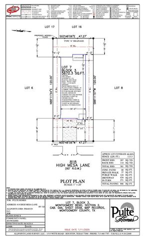 818 High Mesa Lane, Montgomery, TX 77356