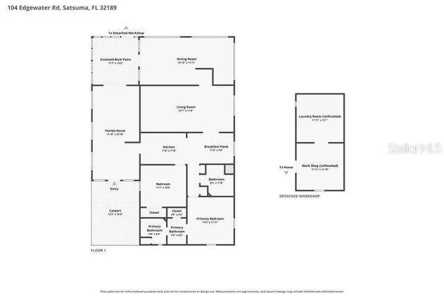 104 EDGEWATER ROAD, Satsuma, FL 32189
