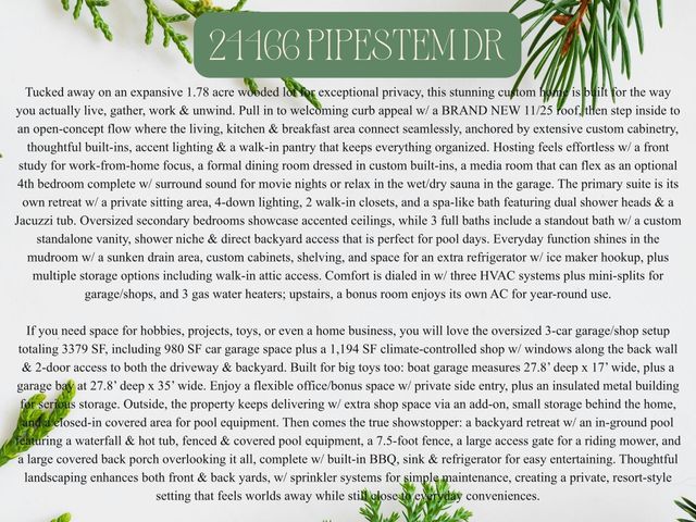 24466 Pipestem Drive, Magnolia, TX 77355