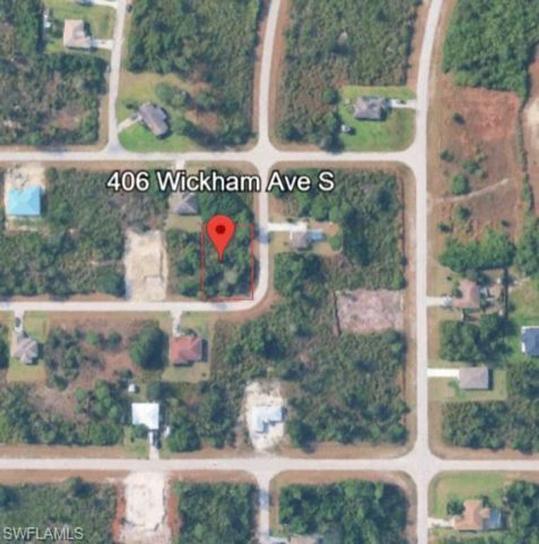 406 Wickham AVE S, LEHIGH ACRES, FL 33974 — exterior