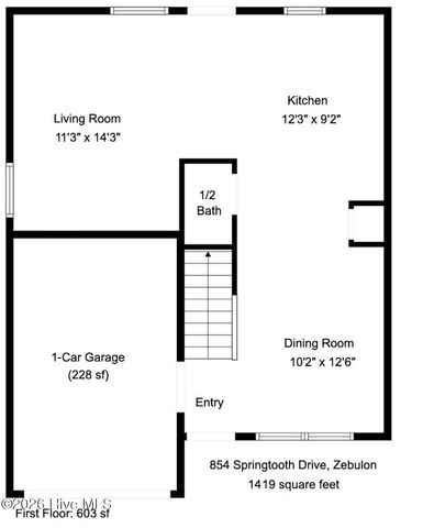 854 Springtooth Drive, Zebulon, NC 27597
