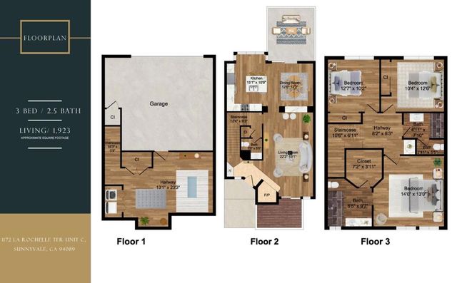1172 La Rochelle Terrace C, Sunnyvale, CA 94089