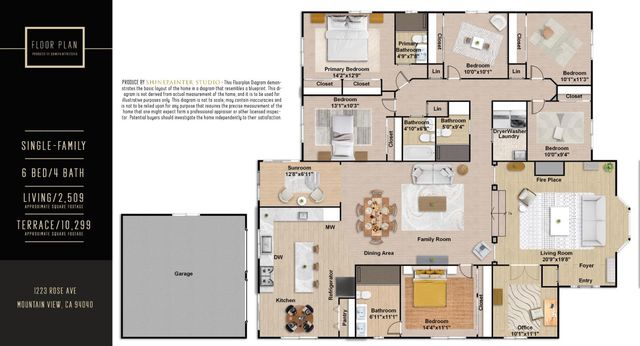 1223 Rose Avenue, Mountain View, CA 94040