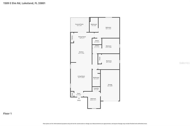 1509 E ELM ROAD, Lakeland, FL 33801