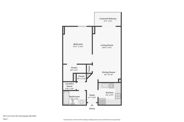 401 S 1st Street 1221, Minneapolis, MN 55401