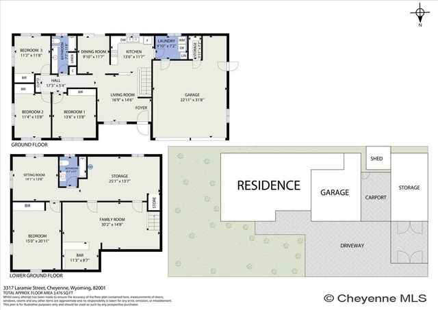 3317 LARAMIE ST, Cheyenne, WY 82001