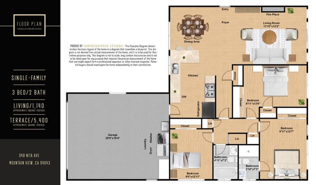 348 Nita Avenue, Mountain View, CA 94043