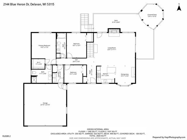2144 Blue Heron DRIVE, Delavan, WI 53115