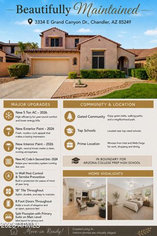 3334 E GRAND CANYON Drive, Chandler, AZ 85249